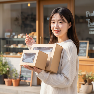 Boîtes en papier kraft biodégradables et recyclables avec logo personnalisé du Vietnam, avec fermeture magnétique, pour la vente à emporter, les chewing-gums, les aliments en conserve - Product Image 6