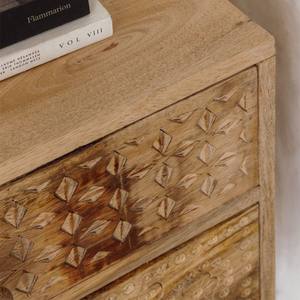 Mesita de noche de madera de mango Vandana Nova Cresta - Product Image 2