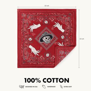 Bandana carré en satin de coton personnalisable Hysaf Apparels Co, unisexe, respirant, accessoire de mode pour la tête, foulard imprimé numériquement - Product Image 4