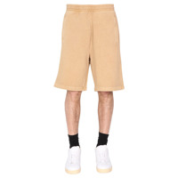 Conjunto de Sudadera y Pantalones Cortos de Felpa 100% Algodón para Hombre, Transpirable, Casual, Estampado por Transferencia Térmica, Tejido de 280g