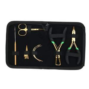 Kit de herramientas para extensiones de cabello con alicates para extensiones, alicates para quitar cuentas, alicates para crimpado, alicates para extensiones de cinta, herramienta de enhebrado con gancho y bucle - Product Image 1