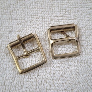 Hebilla de latón macizo con rodillo, estilo medieval, para cinturón de cuero, tipo bávaro, TT-7913 - Product Image 4