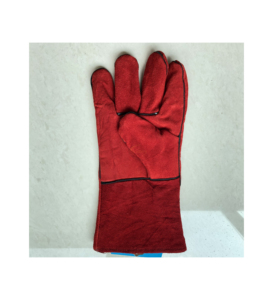 Wholesale Industrial Goatskin Cowsplit Leather Heat Resistant Tig Mig Safety Work Protection <b>Gloves</b> <b>for</b> Welding Work - Product Image 6