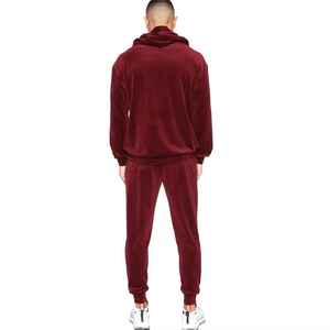 Wholesale Custom High Quality 100% Cotton Velvet Tracksuits Sportswear Custom Design Private Label Air Breathable <b>Track</b> <b>Suit</b> - Product Image 5