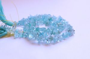 ลูกปัดโทแพซย้อมสีธรรมชาติแบบไม่เจียระไน รูปทรงก้อนหยาบ ลูกปัดพลอยโทแพซแบบเรียบ ขนาด 17 นิ้ว สำหรับทำเครื่องประดับ - Product Image 4