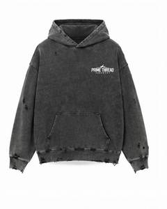 Sudadera con capucha para hombre personalizada, estilo Stone Washed, unisex, de moda para exteriores, con logotipo y diseño OEM, con pedrería, superventas - Product Image 4