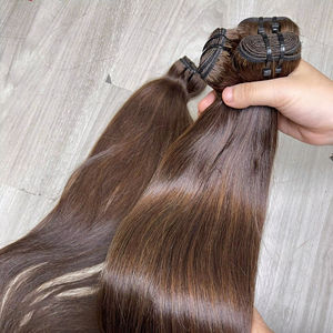 Extensiones de Cabello Natural Liso de Primera Calidad a Precio de Mayoreo, Doble Trama, Muchos Colores y Longitudes - Product Image 1