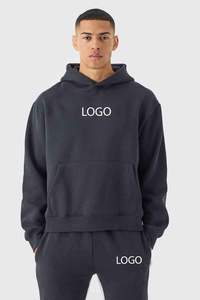 Conjunto Deportivo con Capucha para Hombre, Color Gris Jaspeado, Corte Regular, Manga Larga, Servicio OEM, Logotipo Personalizado - Product Image 4