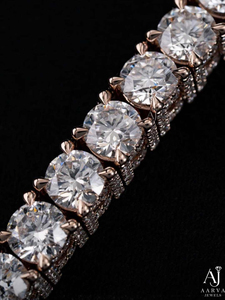 Pulsera de tenis de plata de ley 925 con moissanita de corte mixto para mujer, ideal para fiestas y bodas - Product Image 6