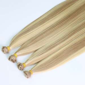 Venta al por mayor de extensiones de cabello superior de doble dibujado Genius trama recta color piano extensiones de cabello humano virgen de Vietnam Cabello - Product Image 2