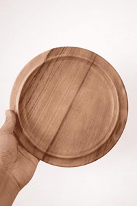 Plato de Servir de Madera de Paulownia, Hecho a Mano, para Decoración del Hogar, Fiestas, Centro de Mesa para Bodas - Product Image 6