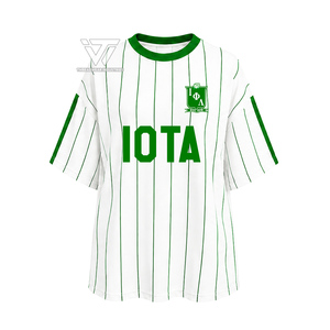 Vêtements de la sororité grecque Iota Phi Lambda en gros, t-shirt surdimensionné personnalisé pour femmes, vêtements à lettres grecques, OEM ODM - Product Image 1