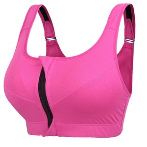 Sujetador deportivo para mujer de gran venta con cremallera frontal, a prueba de golpes, para gimnasio, correr, chaleco sin costuras, moldeador de cuerpo, sujetador de fitness y yoga, transpirable y sexy. - Product Image 1