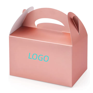 Custom Premium Gable <b>Gift</b> <b>Box</b> with Handle, Corrugated Cardboard, Logo Embossing & UV Coating - Product Image 3