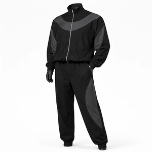 Ensemble coupe-vent personnalisé pour hommes, course à pied, cyclisme, entraînement, randonnée, veste et pantalon coupe-vent légers de haute qualité - Product Image 1