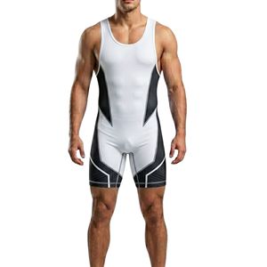 Purple Abstract Camouflage Wrestling <b>Singlet</b> Sublimated Breathable Printed Training Suit Anti Bacterial Wrestling <b>Singlets</b> - Product Image 3