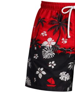 Shorts de bain pour hommes à imprimé floral tropical, séchage rapide, shorts de plage, shorts de surf d'été, taille élastique avec cordon de serrage, fournisseur OEM personnalisé - Product Image 3