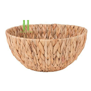 Vietnam Factory's Customizable Eco-Friendly Boho <b>Water</b> Hyacinth Tray Basket Storage Serving Food <b>Container</b> OEM HNH Craft - Product Image 6