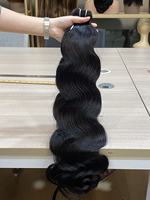 Lot de Cheveux Humains Remy 100g, Vierge Naturel Brut, Ondulation Naturelle, Pré-épilé, Double Trame Faite à la Machine, Cheveux Humains