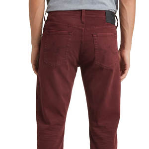 Jean en denim pour homme, coupe droite/slim, en coton élastique, bleu clair, extensible, pour jeunes hommes - Grande Vente - Product Image 2