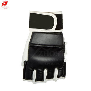 Guantes de MMA duraderos con palma abierta y correa de muñeca ajustable para entrenamiento en gimnasio, boxeo y grappling - Product Image 3