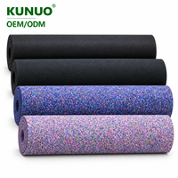 Tapis d'insonorisation architectural en caoutchouc coloré personnalisable, absorbant les chocs, pour la décoration des surfaces sportives intérieures et extérieures