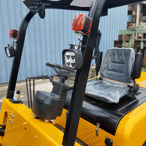 รถยกแบตเตอรี่สำหรับพื้นที่ขรุขระ 2 ตัน ยางลม ขับเคลื่อน 4 ล้อ สำหรับงานฟาร์ม งานก่อสร้าง ขนย้ายวัสดุกลางแจ้ง - Product Image 6