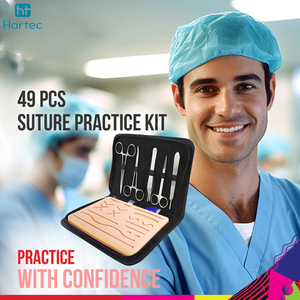 Kits de sutures en acier inoxydable de qualité supérieure, trousse de premiers secours médicale de voyage, kit de pratique de sutures chirurgicales - Product Image 6