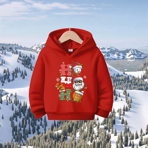 Fashion Cartoon Christmas Hoodie 3D Printing Custom Logo Men's Clothing Stand Collar Button Winter Coat Wholesale - Product Image 3