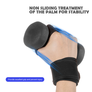 Gants de fitness ventilés à paume ouverte pour l'entraînement, la musculation et la gym, avec sangle de poignet, noirs, pour hommes - Product Image 4