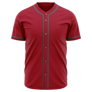 Maillot de baseball réversible à manches courtes 100% polyester Logo personnalisé Unisexe Vente en gros Respirant Séchage rapide - Product Image 5