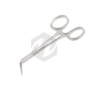 Pinzas Splinter Stieglitz de 14 cm Curvas a 90 Grados, Pinzas Manuales de Acero Inoxidable para Uso en Laboratorio Dental, Finas, Certificadas CE - Product Image 4