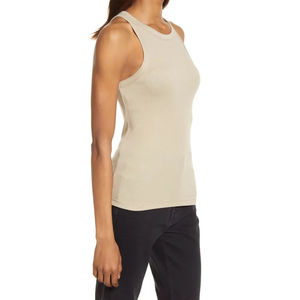 Débardeur de sport pour femme, séchage rapide, anti-boulochage, en molleton écologique, élasthanne et coton, dernier design, pour l'entraînement estival, grandes tailles - Product Image 3