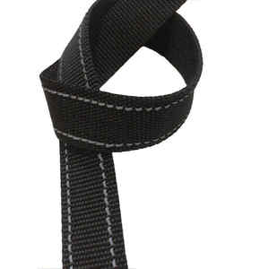 Stock de 20 sangles en nylon polyester épais 25mm personnalisées avec logo ceinture lumineuse pour animaux de compagnie sangle réfléchissante épaissie pour laisse pour animaux de compagnie - Product Image 1