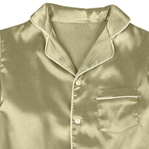 Ensemble de pyjamas d'été en satin de soie pour femmes, quatre pièces, manches courtes - Product Image 2