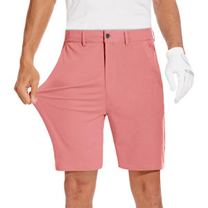 Pantalones Cortos de Golf de Verano para Hombre, de Alta Calidad, hasta la Rodilla, Casuales, de Color Sólido, Diseño Personalizado, Tela de Poliéster, Secado Rápido y Transpirables - Product Image 1