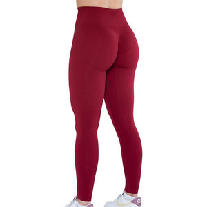 กางเกงโยคะขาสั้นเอวสูงสำหรับผู้หญิง ระบายอากาศได้ดี เหมาะสำหรับการฝึกซ้อม ยืดหยุ่นได้ดี ผลิตจากผ้าสแปนเด็กซ์/ไนลอน แห้งเร็ว - Product Image 4