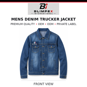 Veste en jean classique pour homme, coupe droite, col rabattu, simple boutonnage, style décontracté, en coton bleu, pour l'automne - Product Image 2