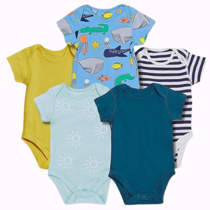 Combinaison pour bébé nouveau-né de haute qualité 100% coton, manches longues, imprimé animal, fabricant et fournisseur en gros OEM - Product Image 6