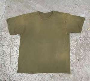 Camiseta de Manga Corta para Hombre, Estilo Urbano, 100% Algodón, con Parches Bordados Desgastados, Nueva Moda 2026 - Product Image 6