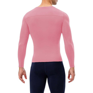 T-shirt de compression à manches longues pour homme, séchage rapide, personnalisable, extensible, vêtements de sport pour l'entraînement et la course à pied - Product Image 5