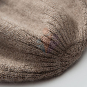 Premium Quality Top Selling 100% <b>Wool</b> Jacquard Beanie <b>Hats</b> Custom Style Unisex Adults Solid Pattern Casual Daily Use - Product Image 5