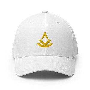 Gorra de Béisbol Personalizada Past Master Blue Lodge con Bordado Dorado, Ajustable, de Sarga de Algodón, Fabricante OEM - Product Image 6