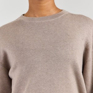 Sweat-shirt surdimensionné de qualité supérieure pour femme, col rond, en molleton, avec épaules tombantes et broderie 3D - Product Image 2