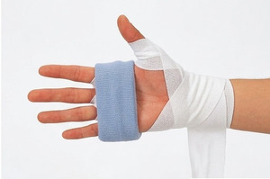 Bandages de boxe en coton élastique 180 pouces, protection des poignets et des phalanges, écologiques, respirants, pour entraînement intensif, personnalisables OEM - Product Image 3