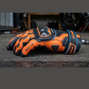 Guantes de Motociclismo Transpirables de Cuero, con Absorción de Impactos, Pantalla Táctil, Nudillos Rígidos y Antideslizantes - Product Image 4
