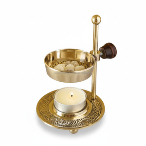 Brûleur d'encens télescopique en laiton - Hauteur personnalisable - Product Image 5