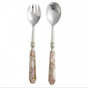 Ensemble de couverts écologiques en acier inoxydable et nacre, design haut de gamme, 2 pièces, manche de qualité supérieure, durable, best-seller - Product Image 3