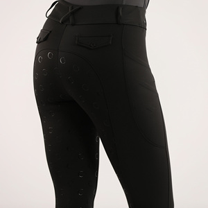 Pantalon d'équitation extensible 4 directions de haute qualité, leggings, collants, vêtements d'équitation en tissu technique au toucher doux - Product Image 4