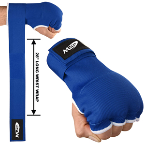 Gants sans doigts élastiques et respirants personnalisés pour la boxe, protection sportive, unisexe adulte, couleur unie, design à enfiler - Product Image 4